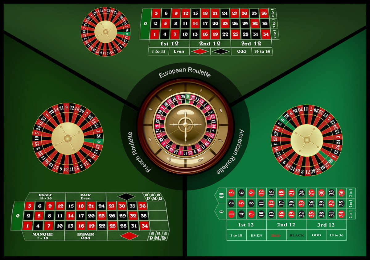Comparison Between the Three Main Roulette Table Layouts