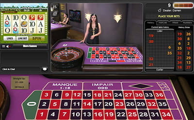 Screenshot of Diamond Roulette French by Playtech