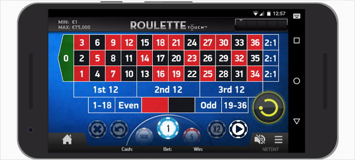 European Roulette Touch by NetEnt