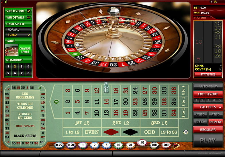 Premier Roulette Microgaming - Demo Game