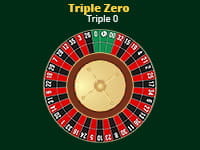 Triple Zero Roulette Wheel Layoute