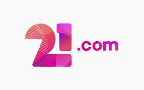 The 21.com Casino Logo