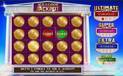 Age of the Gods Roulette Jackpots