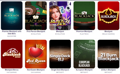 Blackjack Selection at Wild Fortune