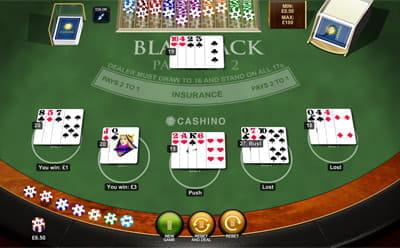 Cashino Casino Blackjack Games