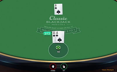 Casino of Dreams Blackjack Selection