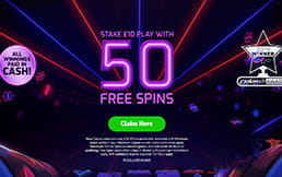 Deposit £10 Get 50 Free Spins at Betfred Casino
