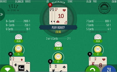 Diamond7 Casino Blackjack Selection