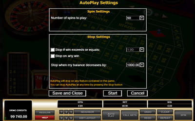 Microgaming’s French Roulette Gold Autoplay