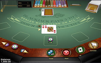 Golden Tiger Casino Blackjack Selection