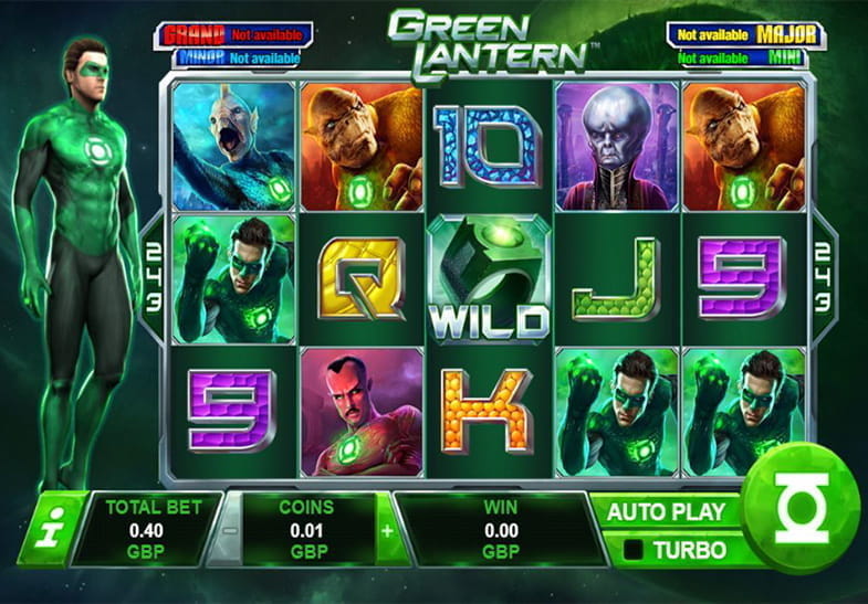 Green Lantern Playtech Slot Game