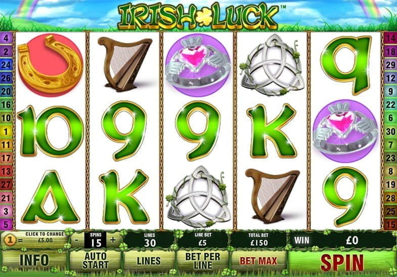 Irish Luck Playtech Slot Game