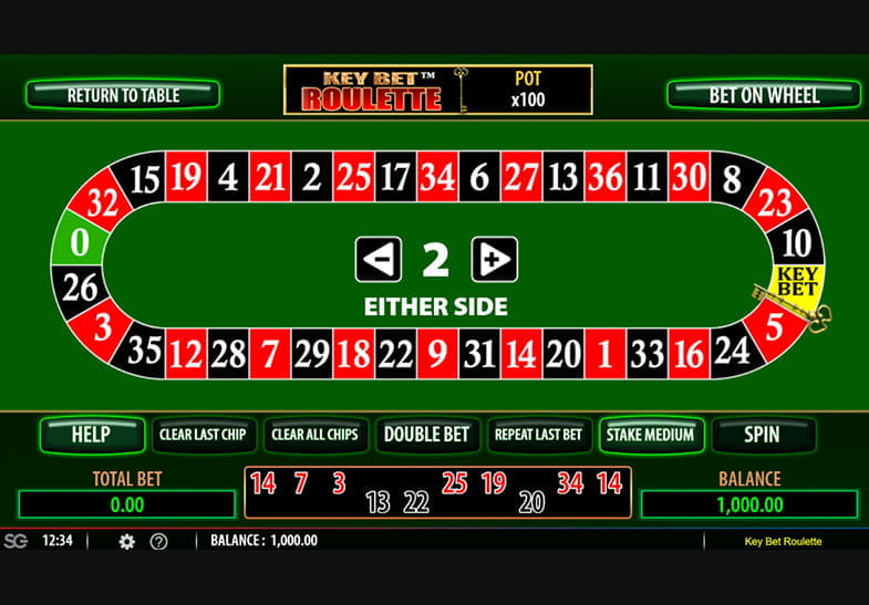 Key Bet Roulette Online Gameplay!