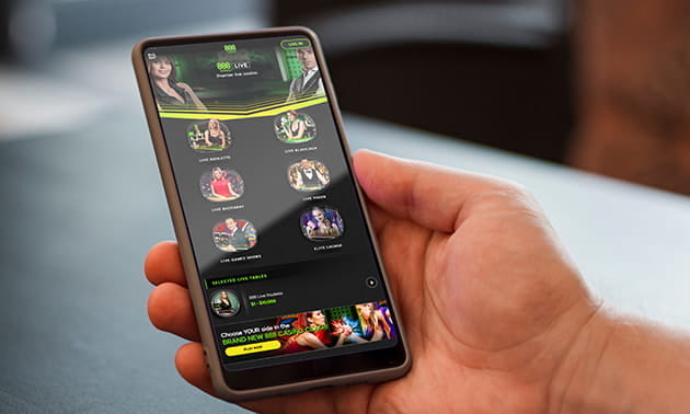 Showcase Of Roulette Games at 888 Casino Mobile App