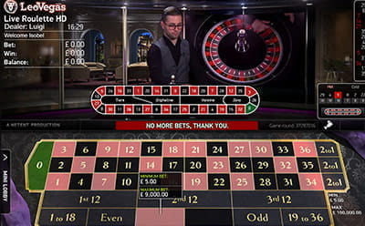 This is How Bet Limits Are Shown in Live Roulette Pro