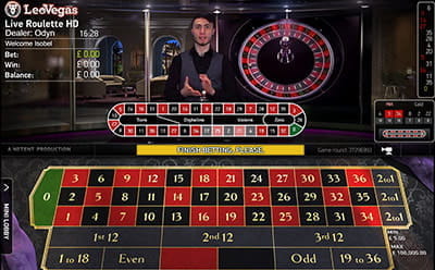 Live Roulette Pro with Racetrack Enabled for Neighbour Bets