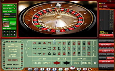 Microgaming Premier Roulette Table