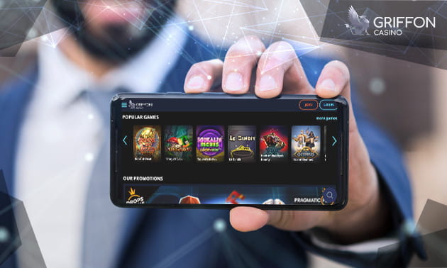 The Norwegian Mobile Casino App Lobby of Griffon