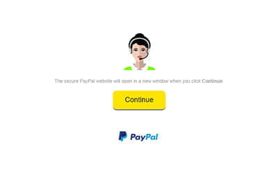 Confirm Payment in PayPal Site