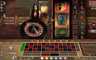 Ra Roulette Main Screen
