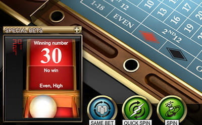 Winning Number in Roulette