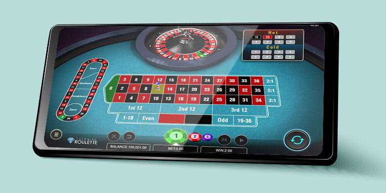 Gameplay of Sapphire Roulette by Quickfire