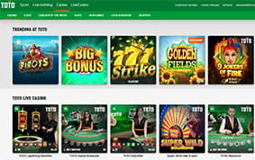 De Officiële Lobby van TOTO Casino Online