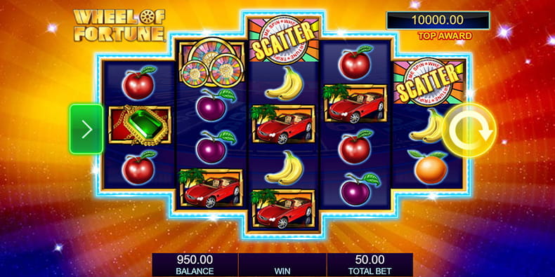 Enjoy the Wheel of Fortune Game Show Slot