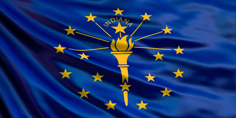 The Flag of Indiana