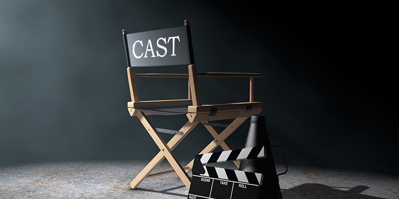 Movie Shooting Chair of the Cast