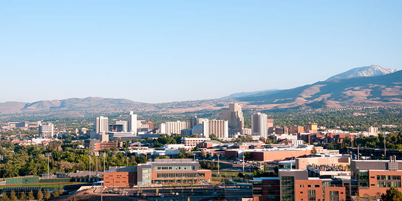 A Mesmerizing View of Reno Nevada