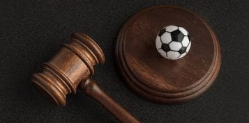 Judge Deliberating a Sports Gambling Law Case