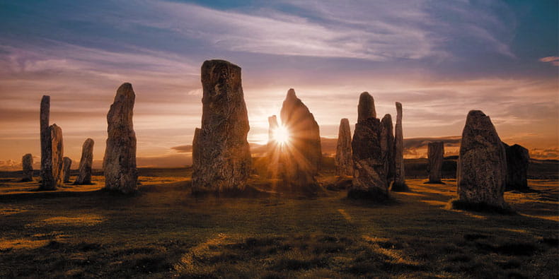 Callanish Stones at Sunset Scotland