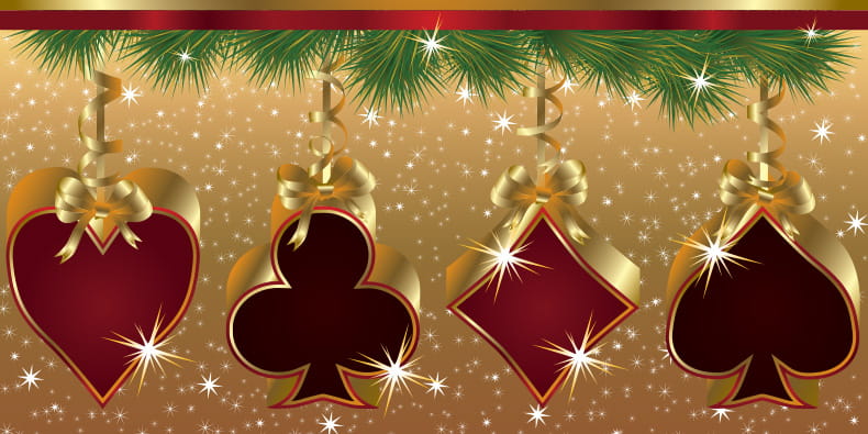 Invitation to a Poker Night Party for Christmas