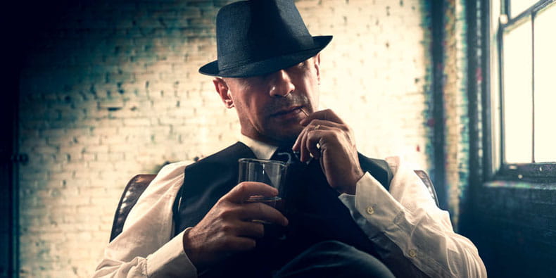 Old Fashioned Gangster Playing Cards