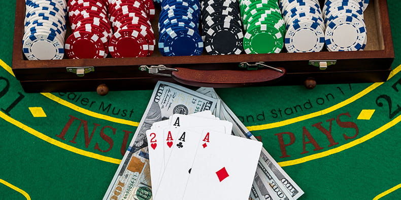 Exclusive Poker Set with Cards and Chips