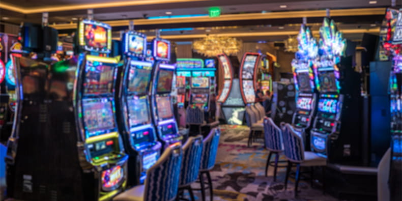Casino Floor Full of Slot Machines