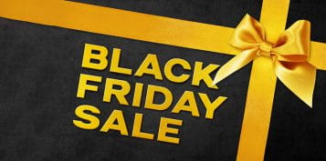 Poker Black Friday Sign On Yellow Background