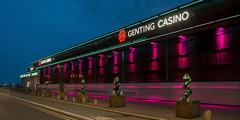 The Genting Casino Westcliff Sign in Southend