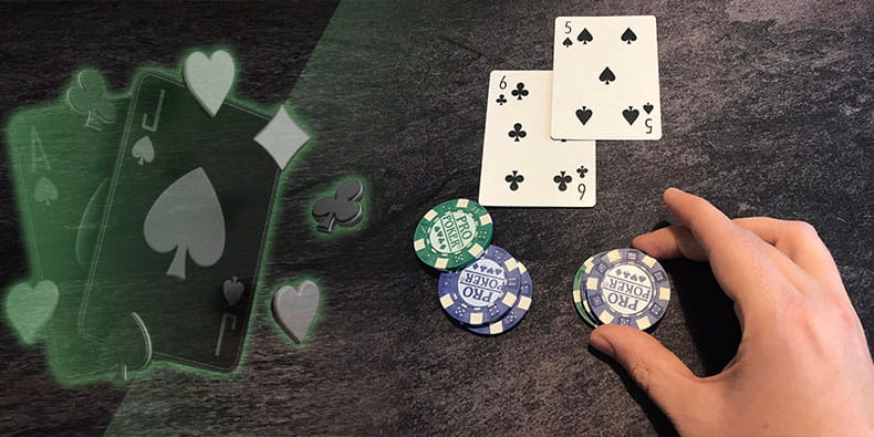 Blackjack Player Double Downs Cards