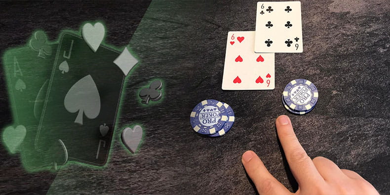 Blackjack Player Splits Cards