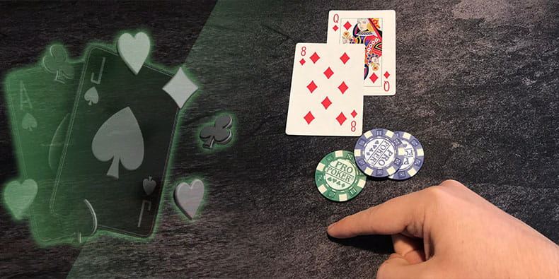 Blackjack Player Surrenders Hand