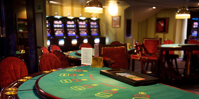 Big Gaming Room with Gambling Machines