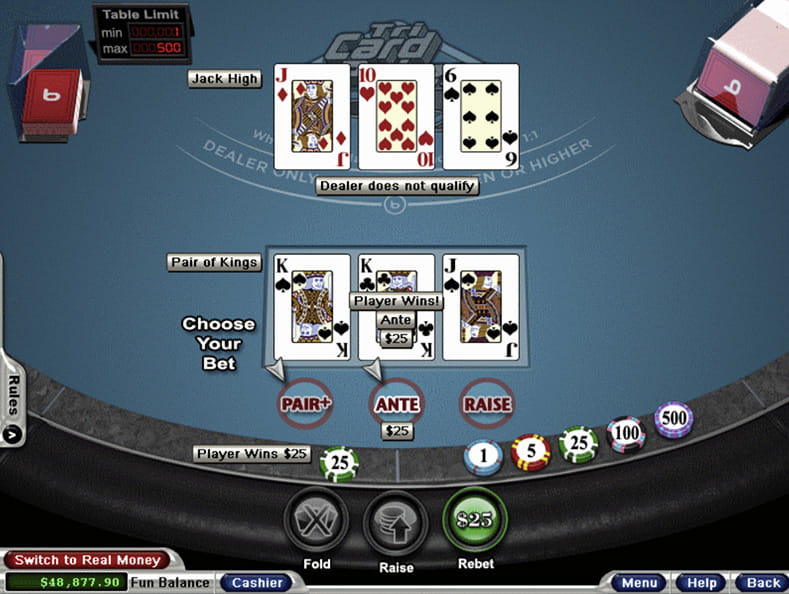 3 Card Poker 