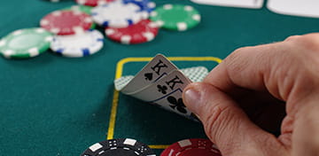 Playing poker in Beau Rivage Resort & Casino Biloxi Mississippi