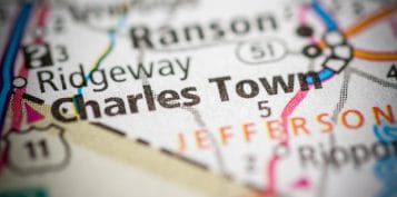  State map of Charles Town region