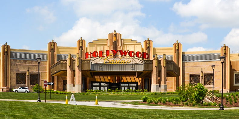 Hollywood Casino in Toledo, Ohio from afar