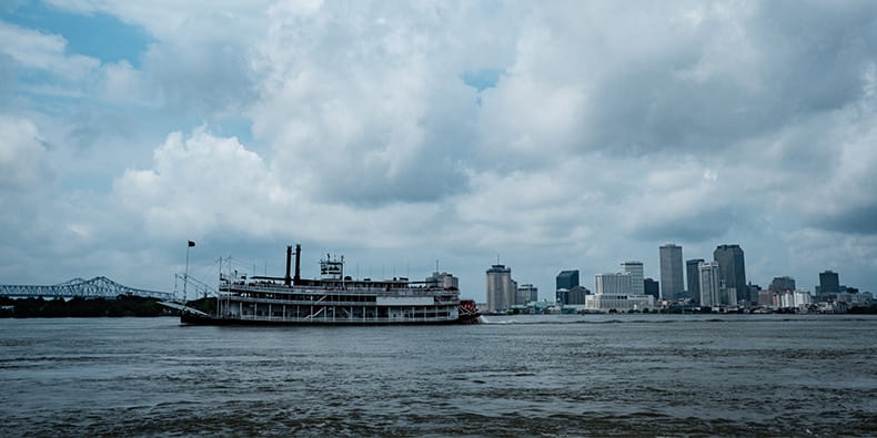 The riverboat casinos in Louisiana