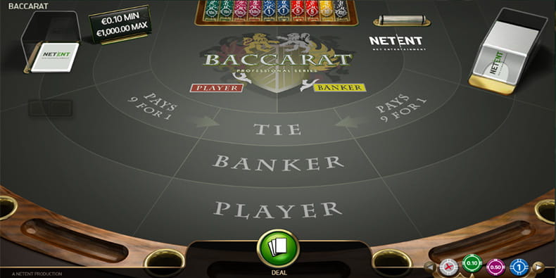 Baccarat Professional Series by NetEnt 