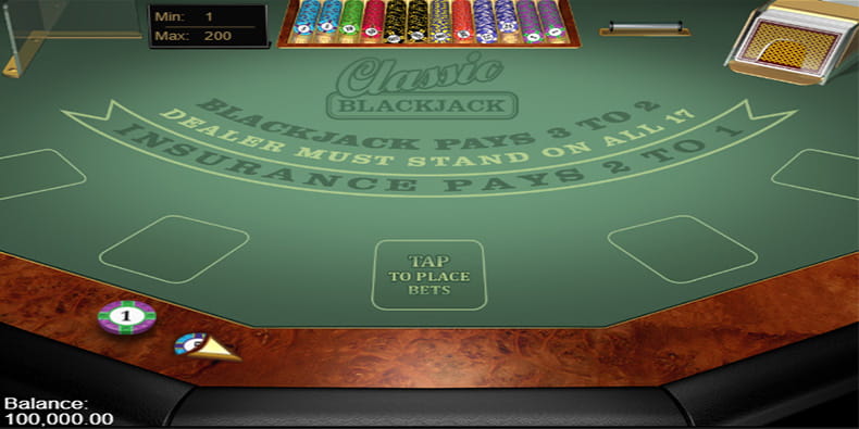 Classic Blackjack Gold Series by Microgaming 